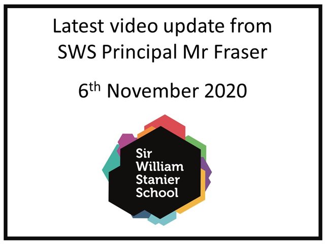 Image of Update from Principal 6th November 2020